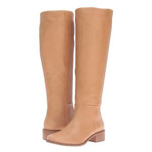 Corso Como Beautiful Light Tan Leather Garrison Riding Boot - Size 9.5 fits 9